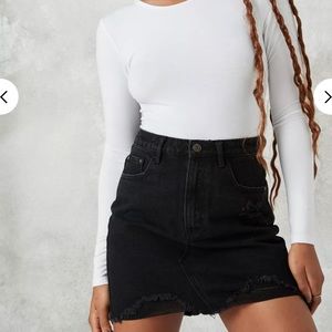 Missguided ripped a line key shout skirt
